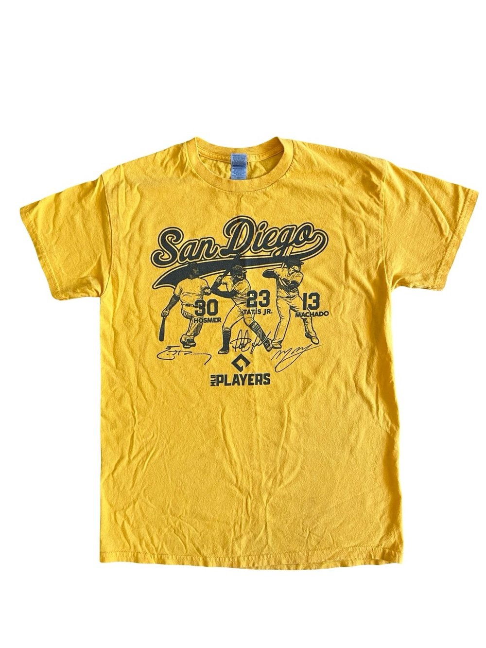 Padres‎ MLB T-Shirt Gildan Adult M SS Tatis Machado Hosmer San Diego Golden